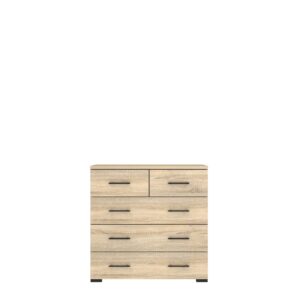 CARLO 3+2 CHEST OF OAK EFFECT DRAWER