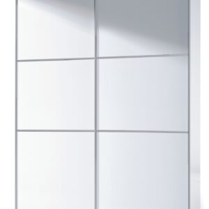 MADRID 2 DOOR SLIDING WARDROBE 150CM WHITE