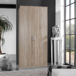 VENICE OAK EFFECT 2 DOOR WARDROBE