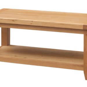 Acorn Solid Oak Coffee Table with Shelf