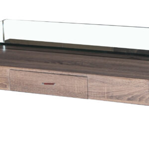 Angola Clear Coffee Table with Drawer