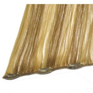 I&K Clip In Human Hair Extensions – Quick Length 18/613