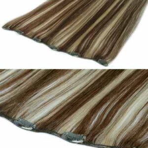 I&K Clip In Human Hair Extensions – Quick Length 6/613